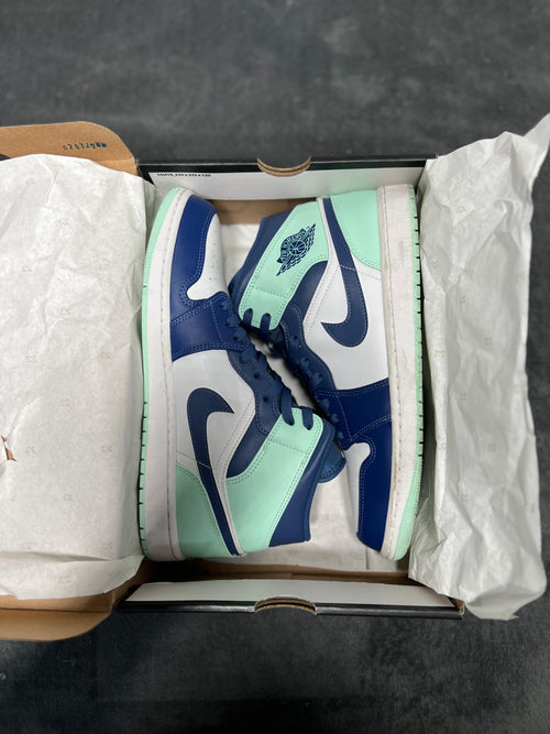 Jordan 1 Mid Mystic Navy Mint Foam (11.5 US - 29.5 MX)