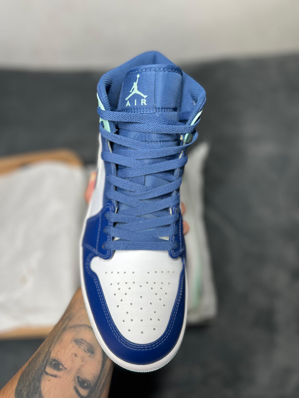 Jordan 1 Mid Mystic Navy Mint Foam (11.5 US - 29.5 MX)