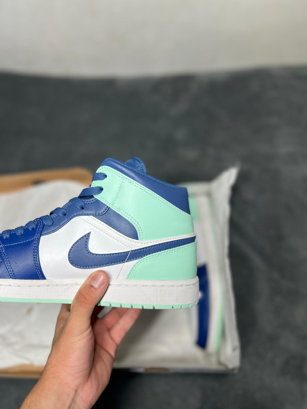 Jordan 1 Mid Mystic Navy Mint Foam (11.5 US - 29.5 MX)