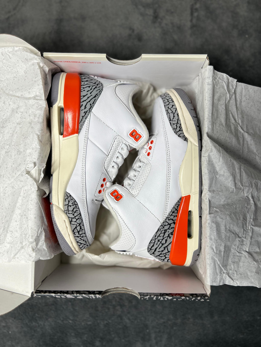 Jordan 3 Retro Georgia Peach (6 US - 23 MX)