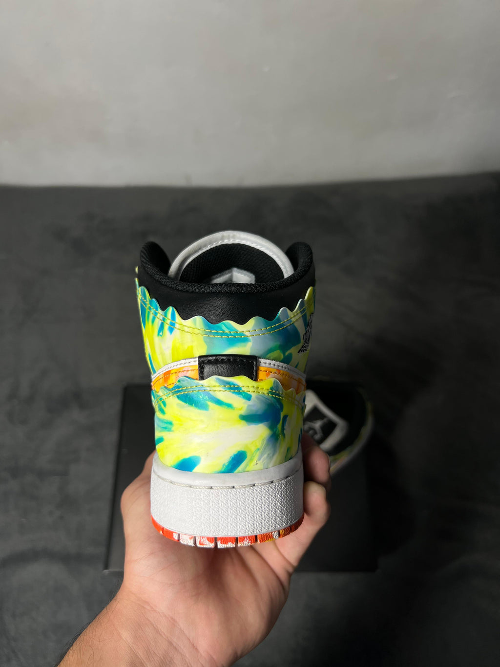 Jordan 1 Mid Slim Vortex (4.5 US - 23.5MX)