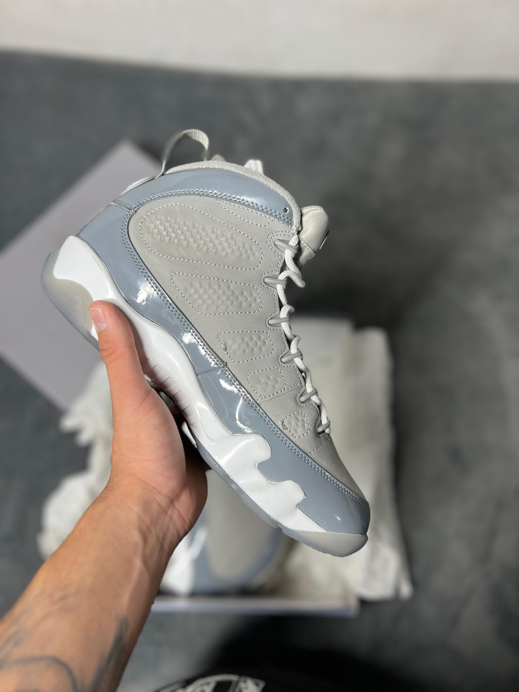 Jordan 9 Retro Cool Grey (8 US - 26 MX)