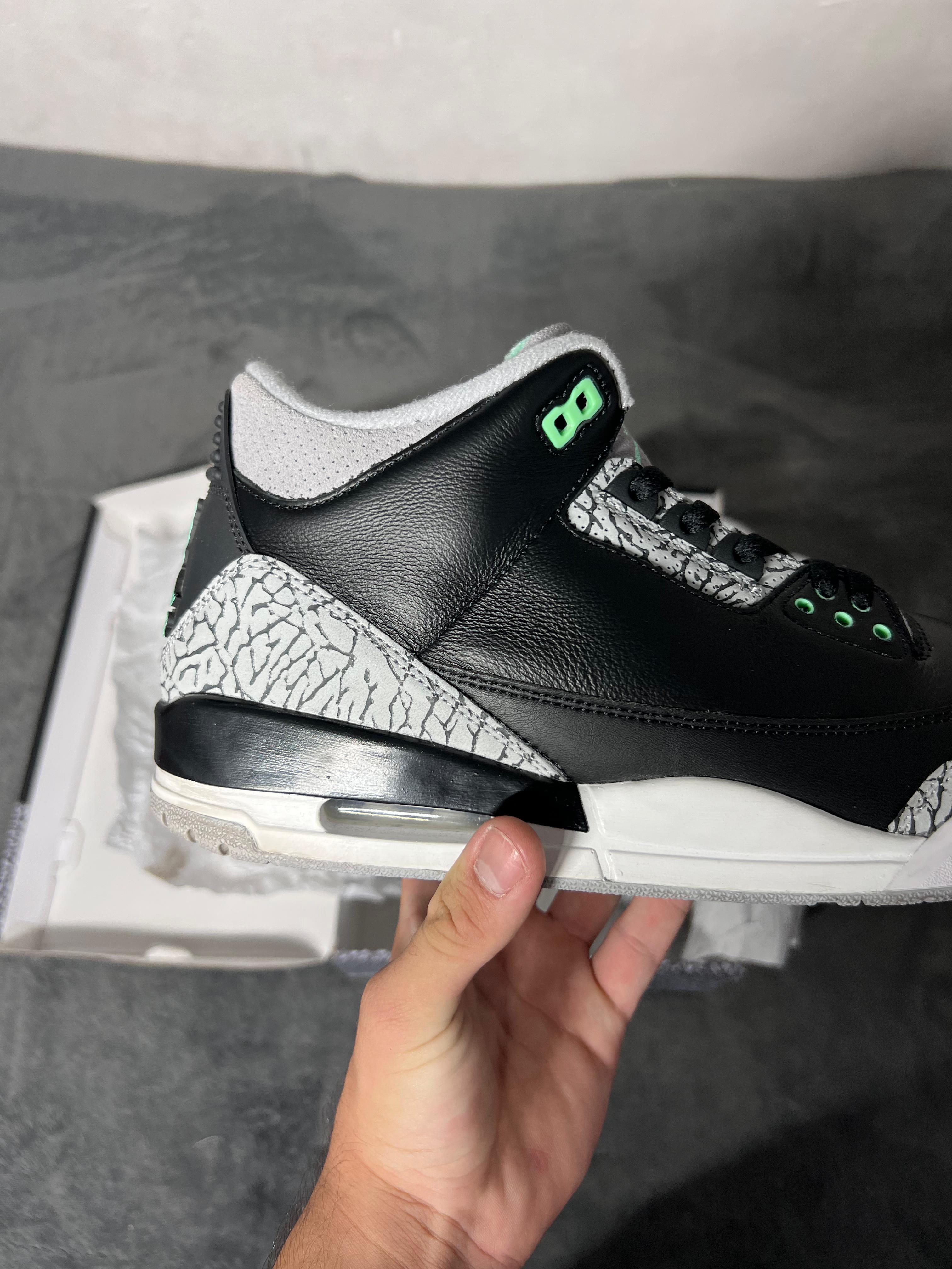 Jordan 3 Retro Green Glow (11 US - 29 MX)