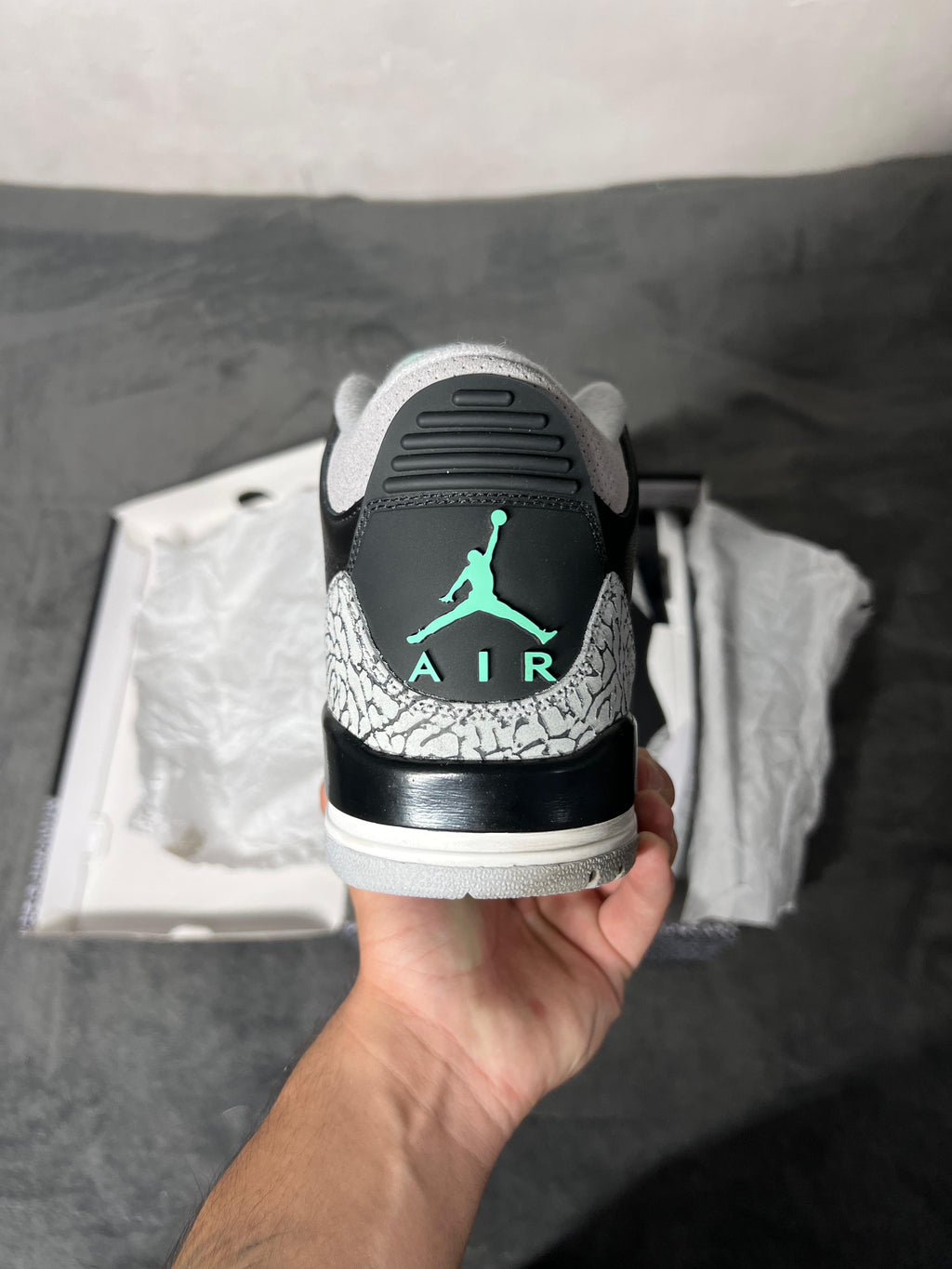 Jordan 3 Retro Green Glow (11 US - 29 MX)