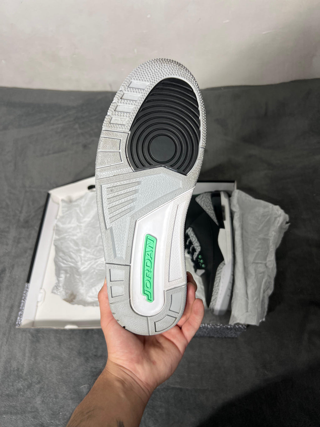 Jordan 3 Retro Green Glow (11 US - 29 MX)