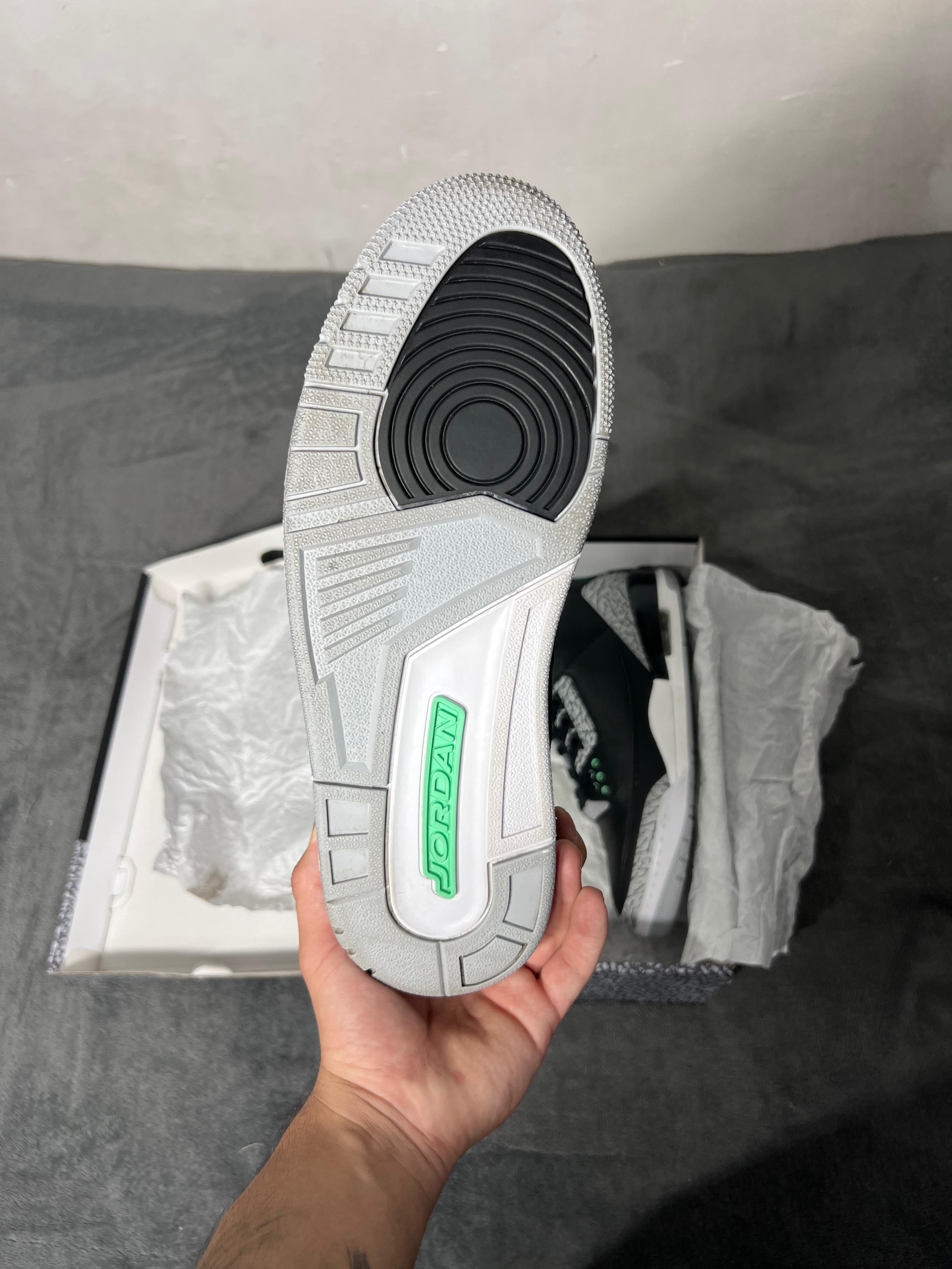 Jordan 3 Retro Green Glow (11 US - 29 MX)