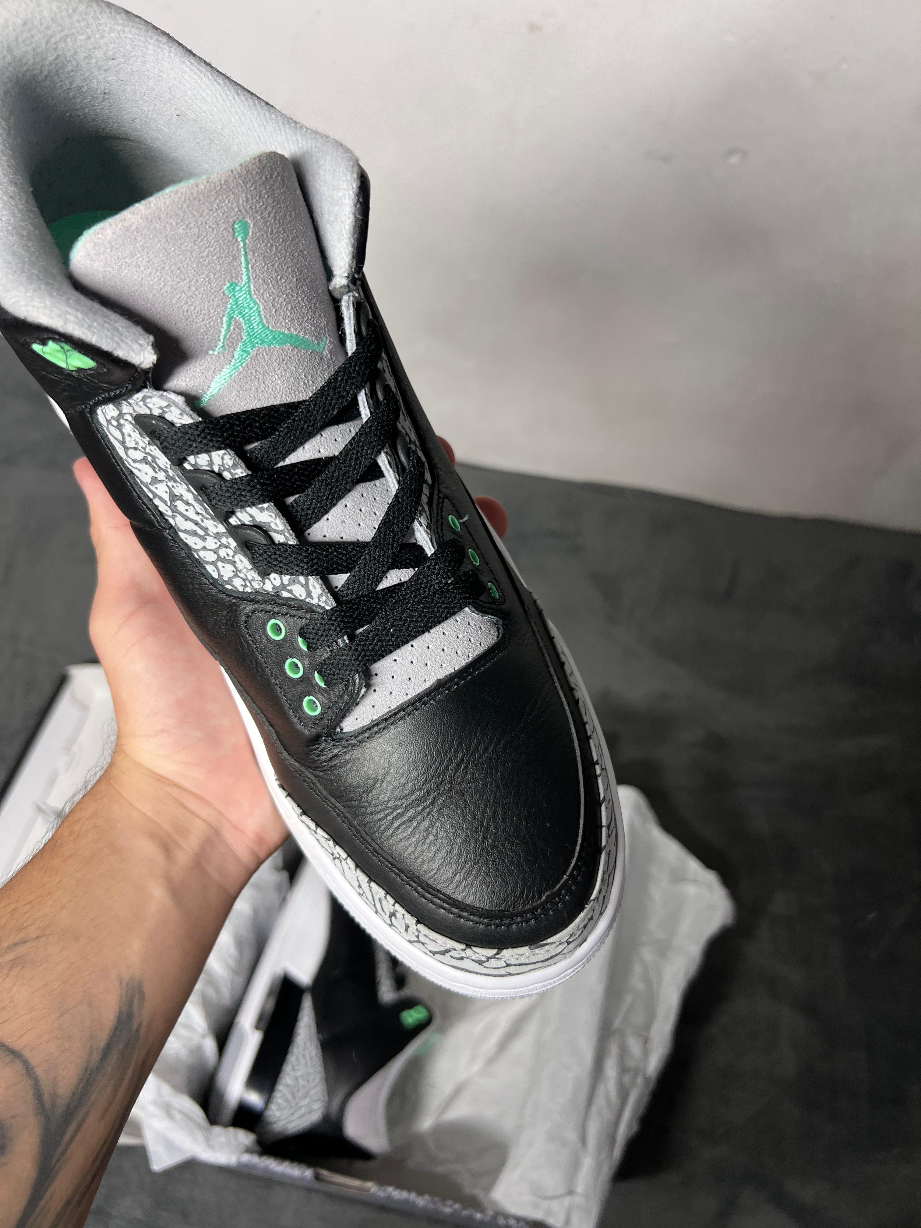 Jordan 3 Retro Green Glow (11 US - 29 MX)